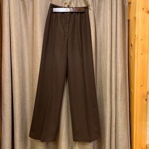 1970s Brown Wool Pants